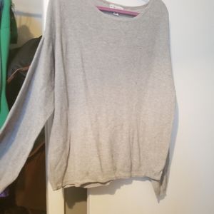 Ava & Viv gray boyfriend sweatshirt 1X